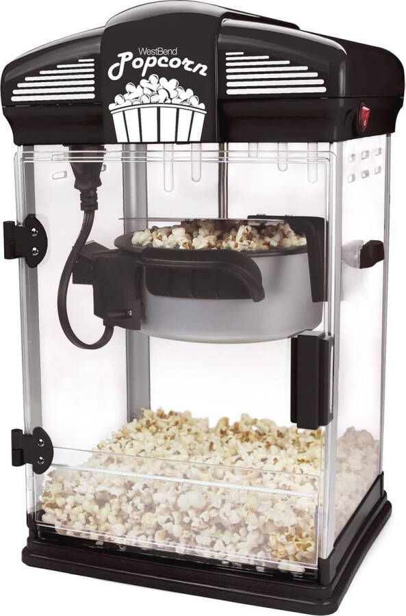 Popcornmaker voor Thuisbioscoop Gemakkelijk Heerlijke Popcorn Maken 4 Qt Met Antiaanbakfunctie