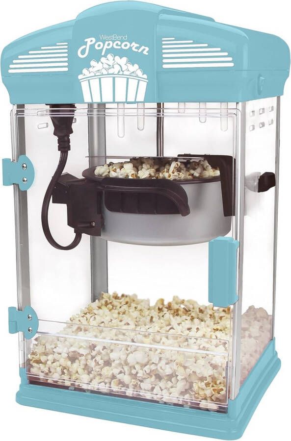 Popcornmaker voor Thuisbioscoop Gourmet Popcornmachine met Antiaanbaklaag 4 Qt Gemakkelijk te Reinigen