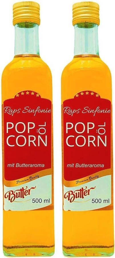 Popcornolie met Natuurlijke Botersmaak 1 Liter