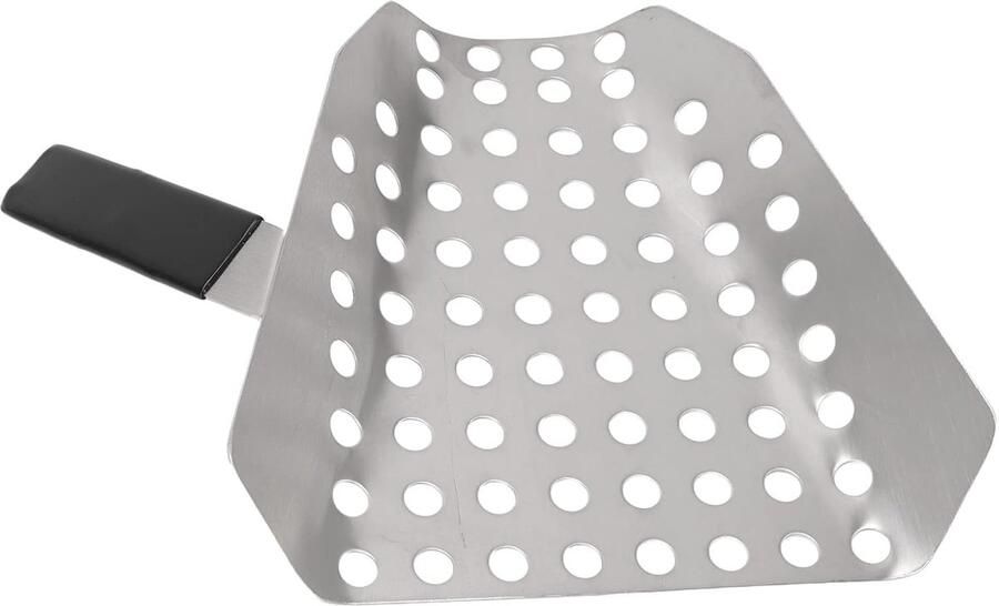 Popcorn Schep Friet Schep Zeef Snacks Serveren Perforated Ontwerp 192 mm Rood