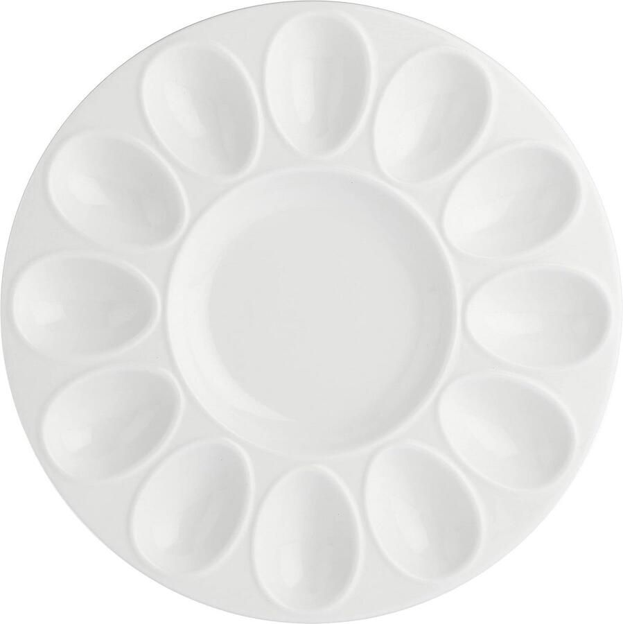 Porseleinen eierkom 10.5 cm hoogwaardig porselein voor warmtebehoud