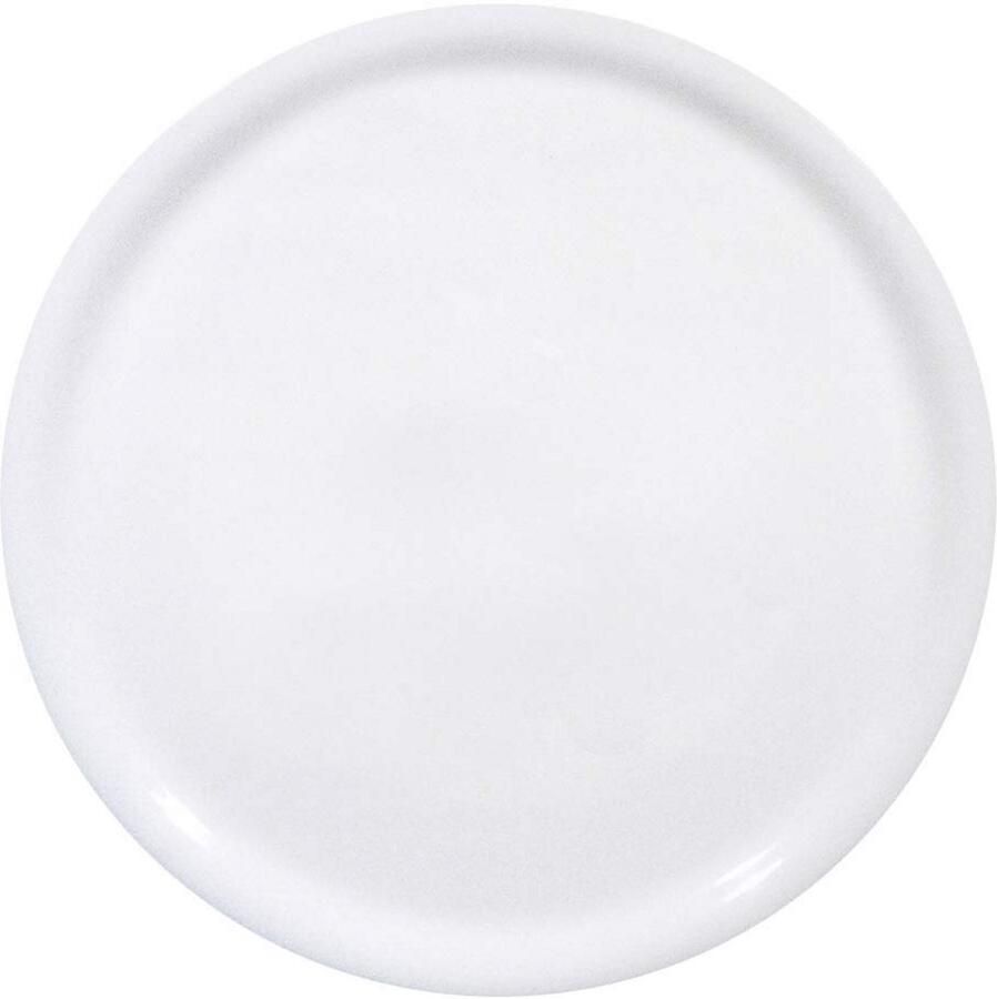 Porseleinen Pizzaborden Borden Set Serveren van Pizza Hittebestendig 28 cm Wit