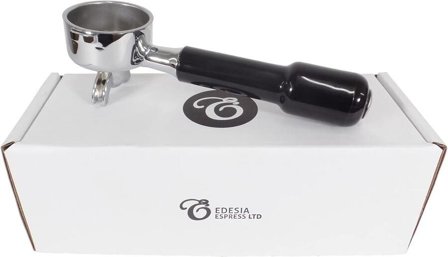 Portafilter Espresso Handvat Koffie Maken Dubbele Uitloop 53 mm Zilver