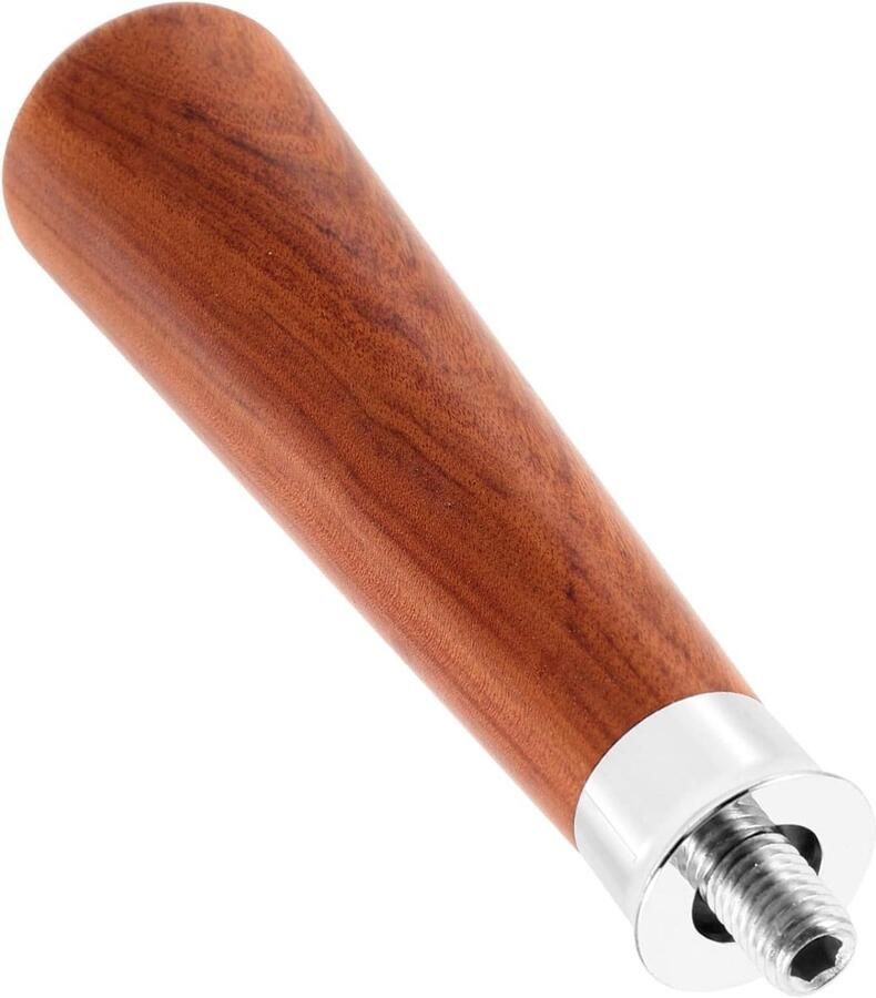 Portafilter Handvat Koffiefilter Accessoire Espresso Bereiding Hittebestendig Ontwerp 14.2 cm Lengte Lichtbruin