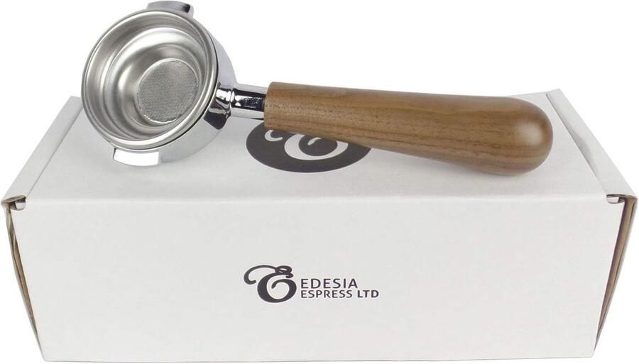 Portafilter Houder Espresso Accessoire Koffie Bereiding Walnoten Handvat 7 gram Houder Bruin