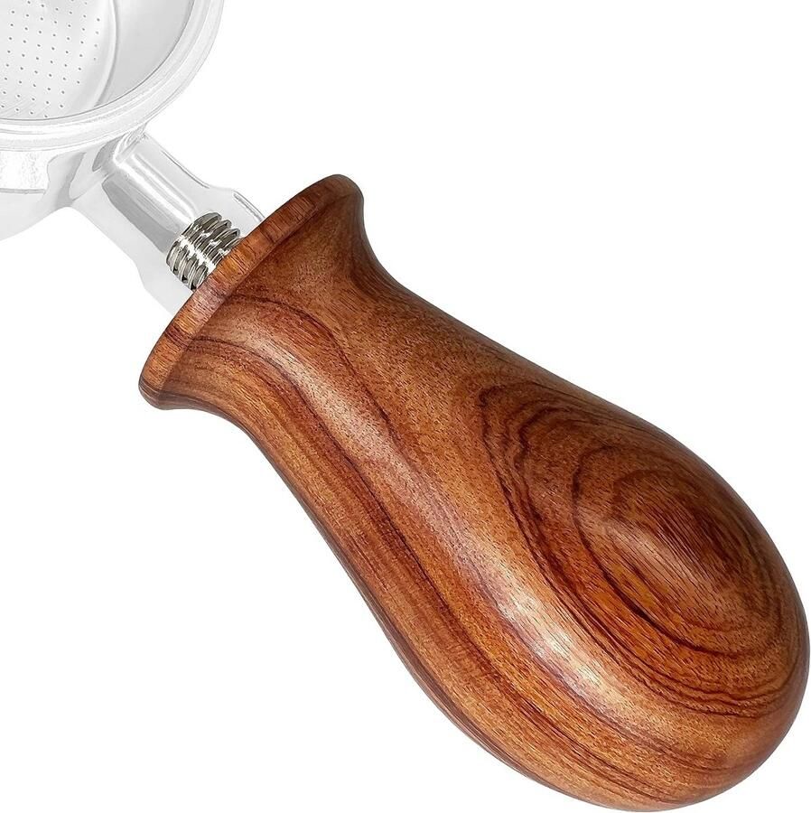 Portafilter Houten Handvat voor Espressomachine Barista Accessoires