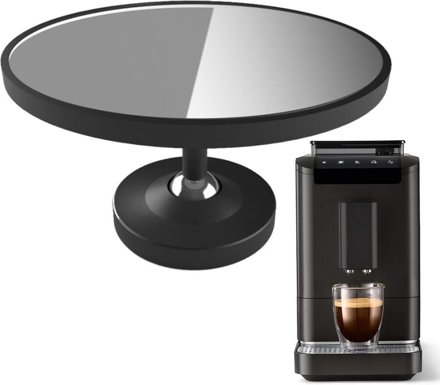 Portafilter Spiegel Espresso Observatie Koffie Verbeteren Magnetische Montage 6.5x4 cm Zilver