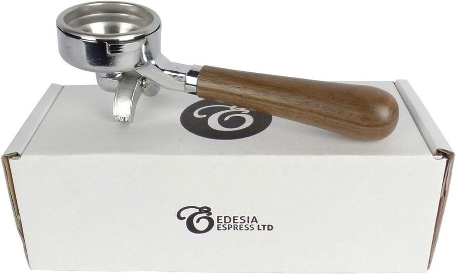 Portafilter Vervanger Espresso Houder Koffie Bereiden Walnoten Handvat 58 mm