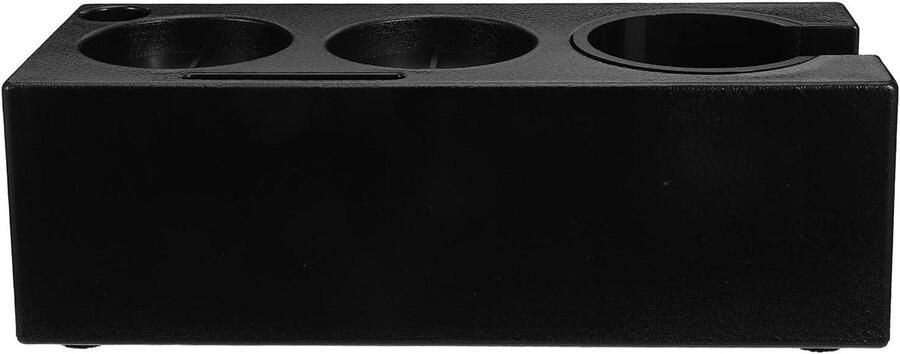 Portafilterhouder Rek Koffie Accessoire Espresso Bereiding Georganiseerde Werkruimte 24 x 9.5 x 7.9 cm Zwart