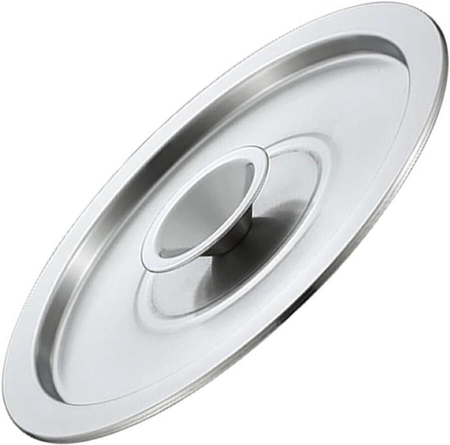 Pot Deksel Pan Afdekking Koken Beschermen Anti-Verbranding Handgreep 32 cm Zilver