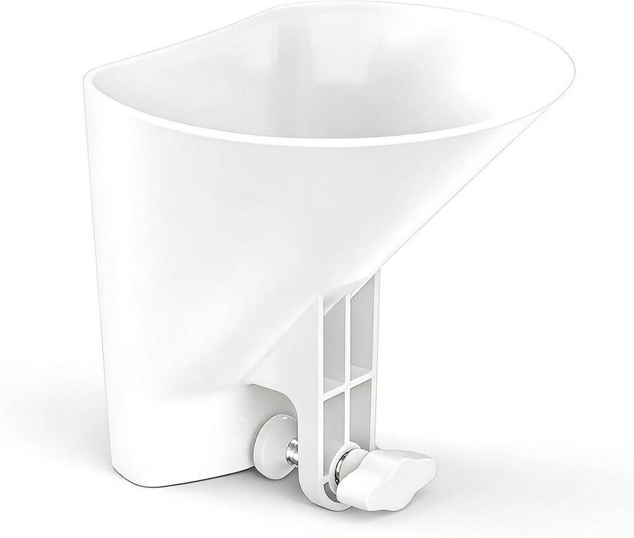 Pour Ingredient Chute Roestvrij Stalen Gids Keuken Bakhulp Spill Controls Apparaat Poederoverdracht Accessoire Met Duurzame Roestvrije Build Mixer Giet Uitloop Voor Stand Mengkom Glas Keramiek