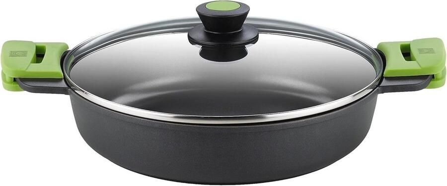 Pre-low Frypan 32 cm Antiaanbaklaag en Geschikt voor Alle Kookplaten - Foto 2