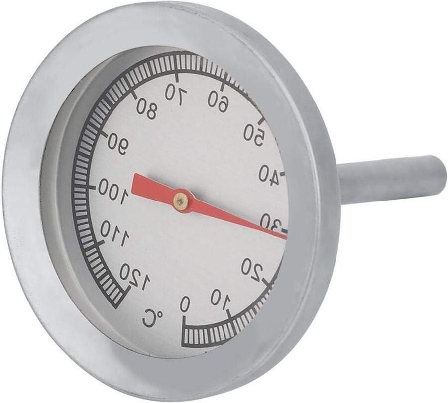 Precisie BBQ Thermometer voor Pizza RVS Temperatuurbereik 0-120°C Ideaal voor Grill en Oven