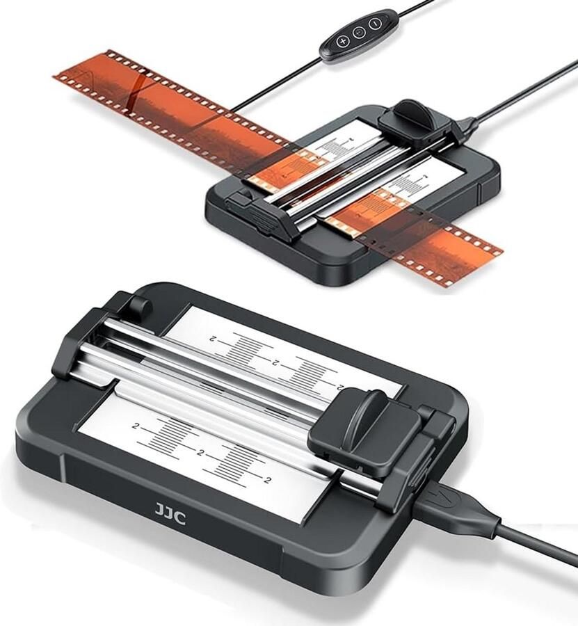 Precisie Filmsnijder voor 35mm en 120 Negatieven met Verlicht Paneel