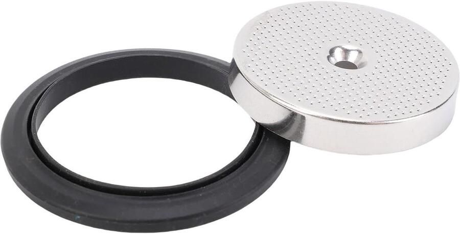 Precisie Koffiezetapparaat Douchescherm Koffiezetonderdeel Filterscherm Koffie Bereiden Geïntegreerd Waterslot Standaard Maat Zilver
