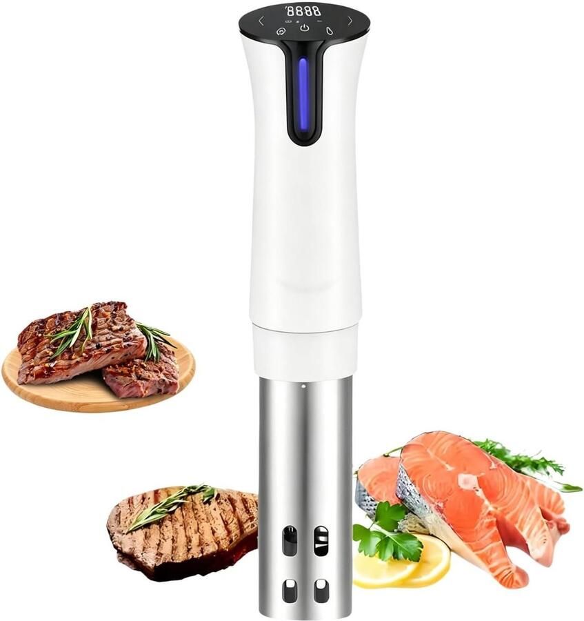 Precisie Koker Circulator Waterbad Perfect Koken WiFi App Bediening 4-15 Liter Wit