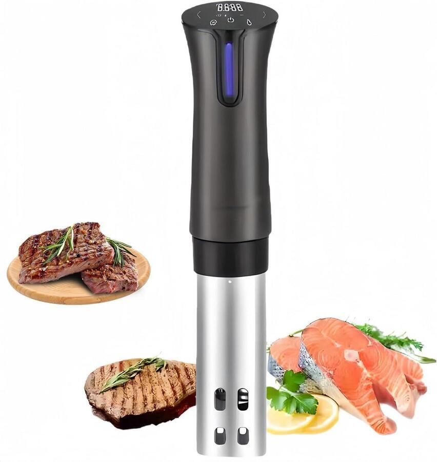 Precisie Koker Wateroven Circulator Gelijkmatig Koken WiFi App Bediening 4-15L Bad Zwart