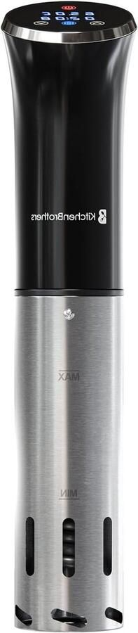 Sous Vide Stick Precisie koker Mals Koken Ingebouwde Timer tot 95°C Zwart RVS