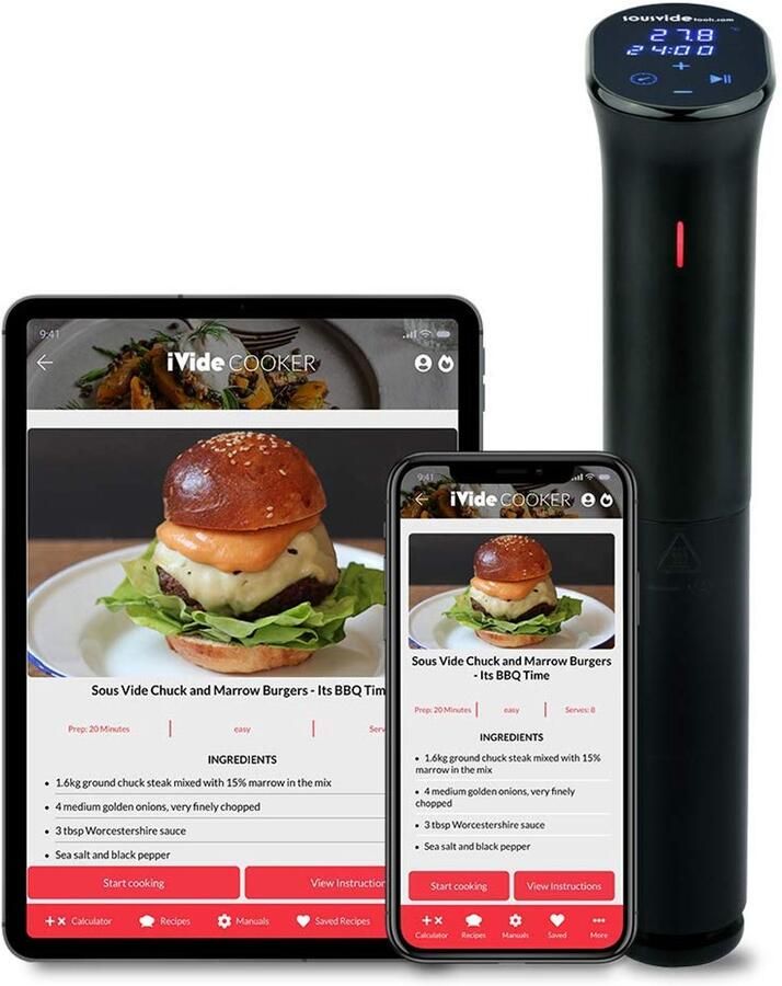Precisie Kookapparaat Vacuüm Koker Thermisch Precisie Koken Thuis App Gestuurd Wifi