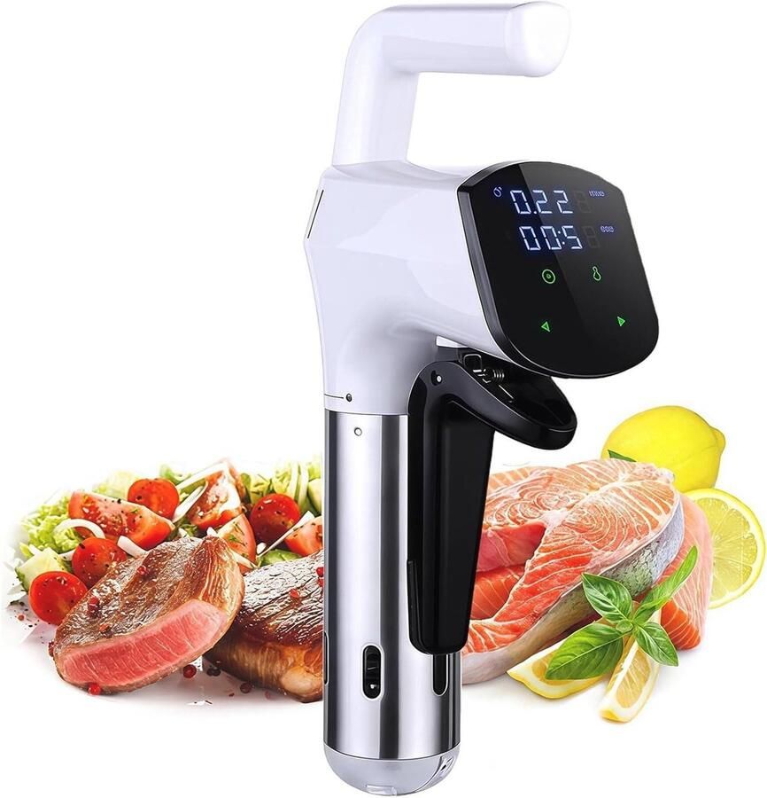 Precisie Kookplaat Sous Vide Perfect Koken Instelbaar Temperatuurbereik 20L Max Wit