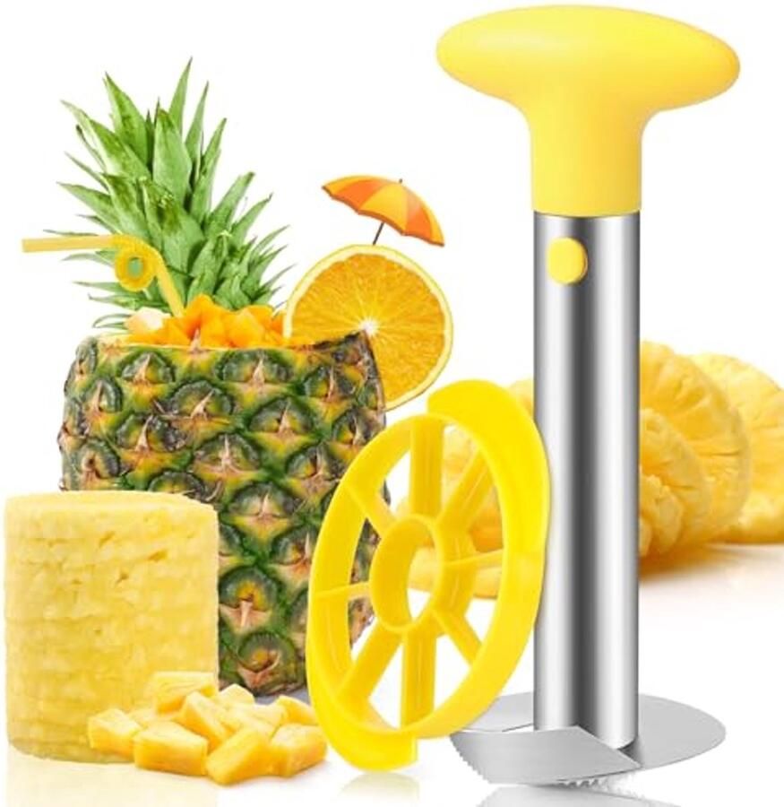 Premium Ananas Boor- en Snijgereedschap Ideaal voor Eenvoudig Kernen en Snijden van Ananas