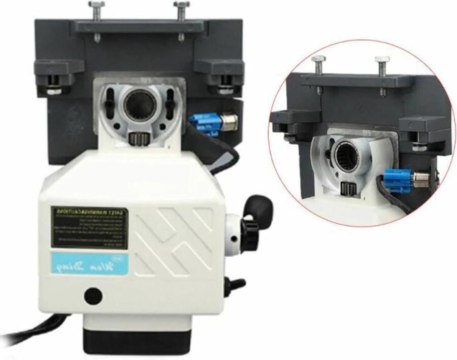 Premium Horizontale snijmachine Freesmachine Freestafeltoevoer X-as horizontale snijmachine 200 Rpm Geschikt voor houtbewerking Groen Model 1420 Elektrische snijder met freesfunctie