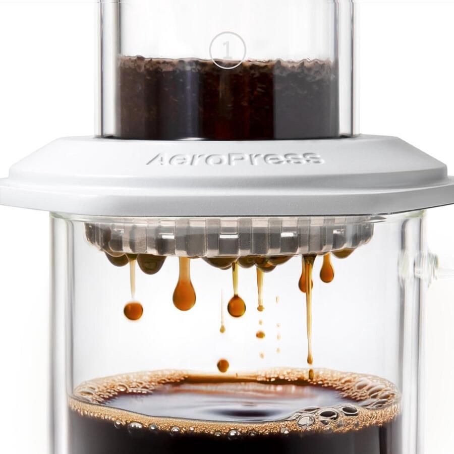 Premium Koffiezetapparaat Glas & RVS Alles-in-één Espresso Filter en French Press