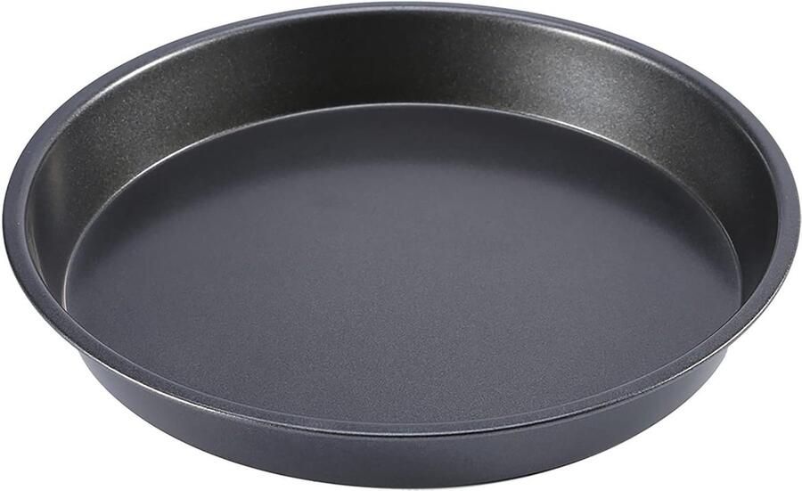 Premium Kwaliteit Carbon Staal Antikleef Ronde Pizza Pan van 9 Inch voor Oven en Magnetron; Perfect voor Pizza's Taarten en Brood bakken