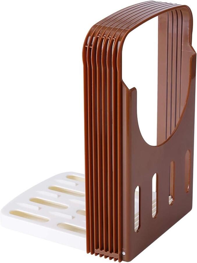 Premium Opvouwbare handmatige broodsnijder met 5 lagen voor zelfgemaakt brood Snijmachine voor brood broodtaarten ham en kaas