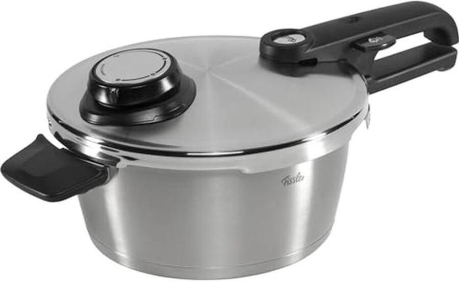Snelkookpan Drukpan Gezond Koken 4 Kookstanden 3.5 Liter Zilver