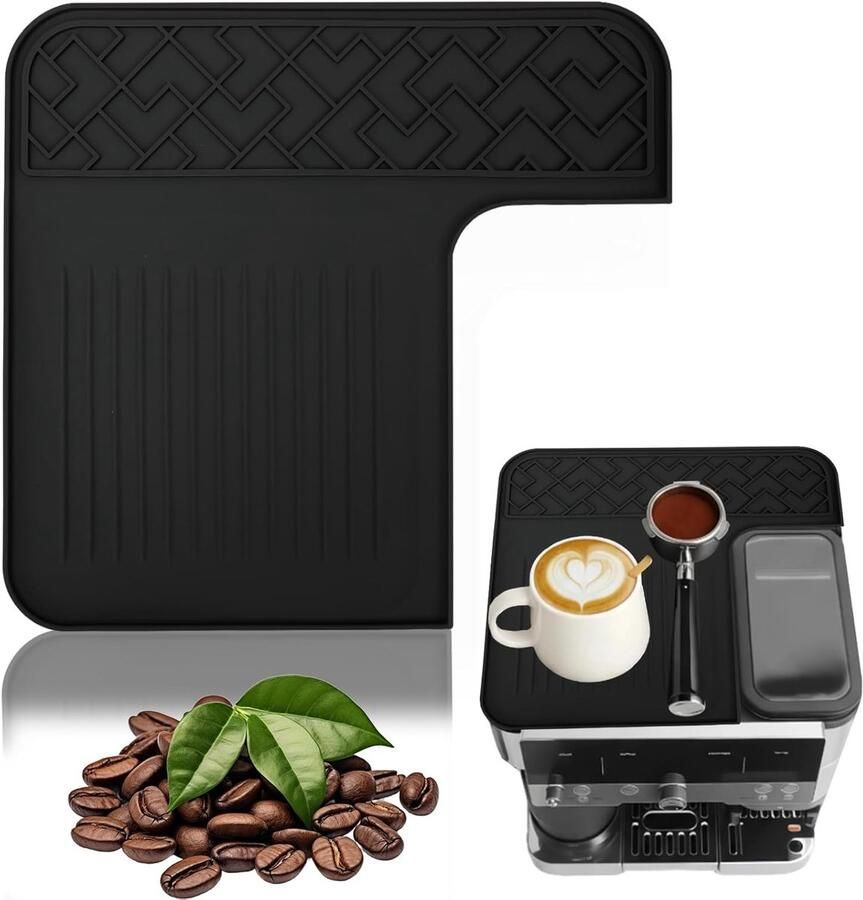 Premium Siliconen Mat voor Luxe Koffiemachine Krasbestendig Waterdicht en Antislip Ideaal voor Koffie Accessoires en Bescherming van Werkblad