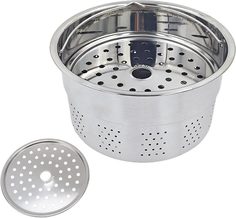 Premium stoommand van roestvrij staal voor TM5 TM6-blender stoommand roestvrij staal voor TM5 TM6 rijstkoker perfect voor gezond koken en eenvoudige reiniging design met hoge capaciteit