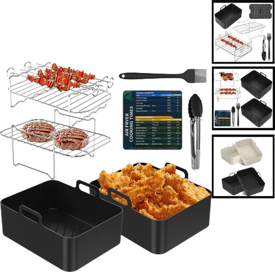 Primero Airfryer accessoires airfryers heteluchtfriteuse accesoires set te gebruiken voor Ninja airfryer 7-delig