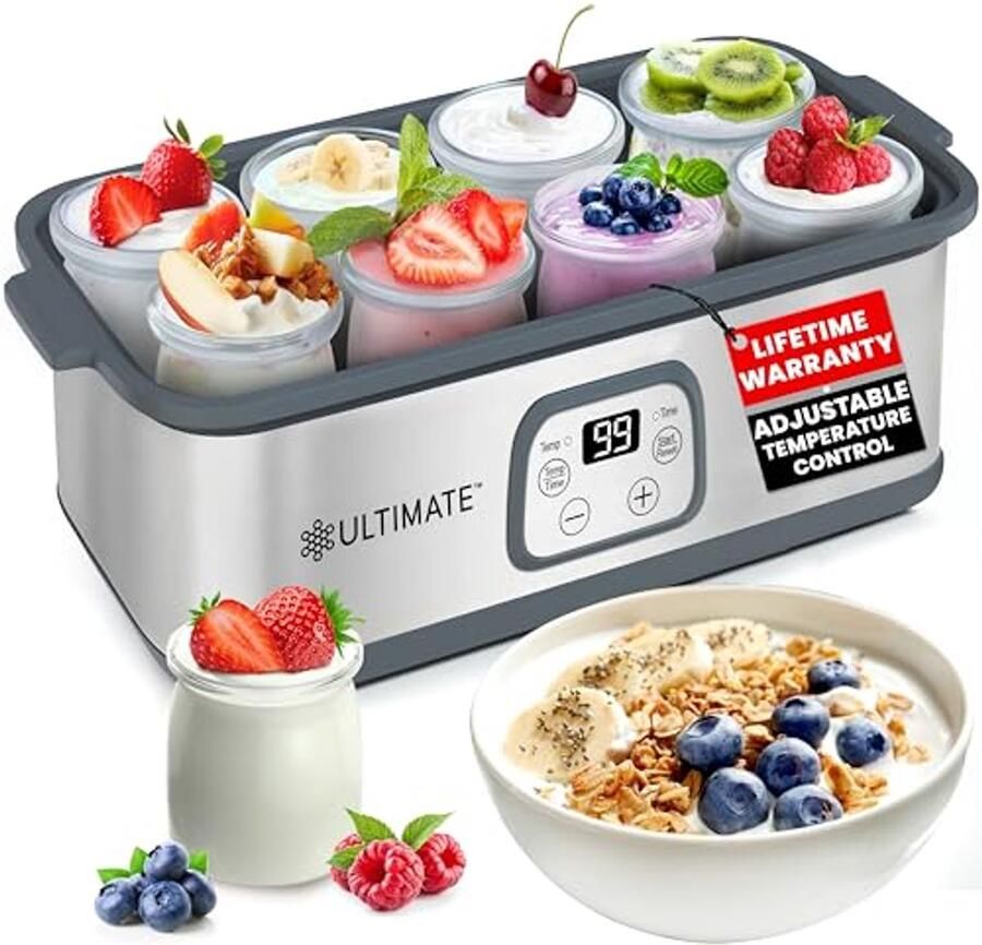 Probiotische Yoghurtmaker Maak Gezonde Yoghurt Met Instelbare Temperatuur Verbeter Darmgezondheid Perfect Keukencadeau