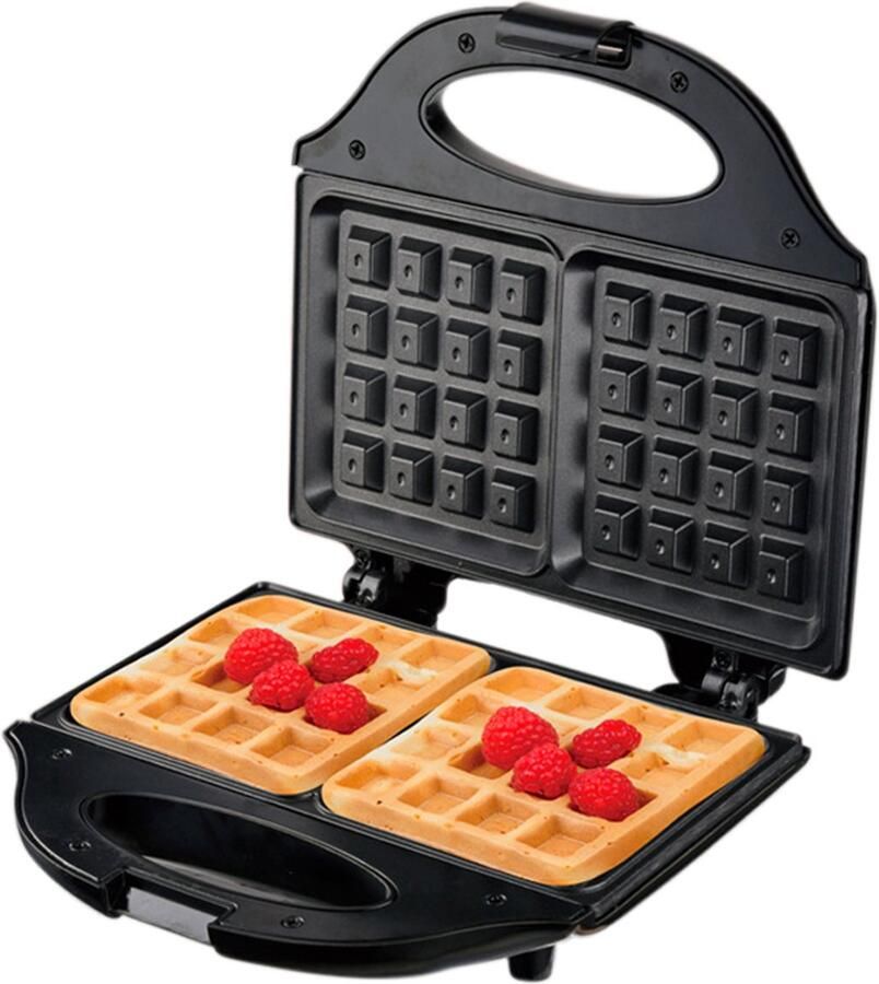 Aafinity Professionele Elektrische Wafelmaker – Multifunctioneel Ontbijtapparaat met Anti-aanbakpan – Perfect voor Wafels Donuts en Cakes