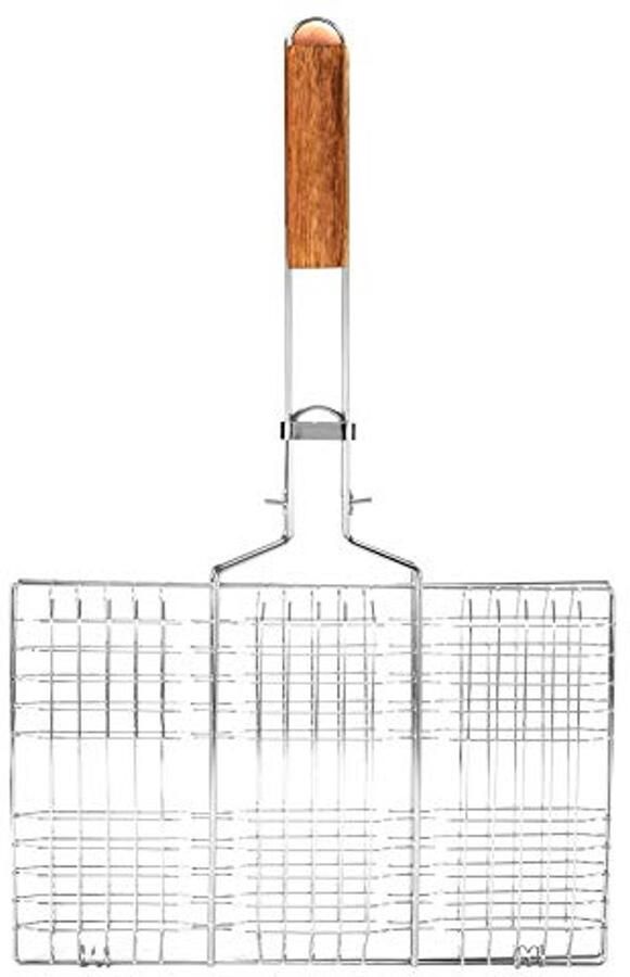 Professioneel BBQ Grillnet voor Gegrilde Vis Groenten en Vlees