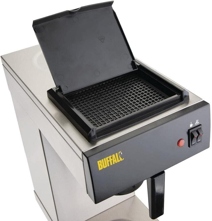 Professioneel Filterkoffiezetapparaat 2L RVS Handmatig Vullen Temperatuurregeling