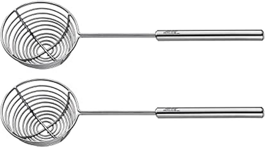 Professioneel Fondue Zeefje Set van 2 Roestvrij Staal