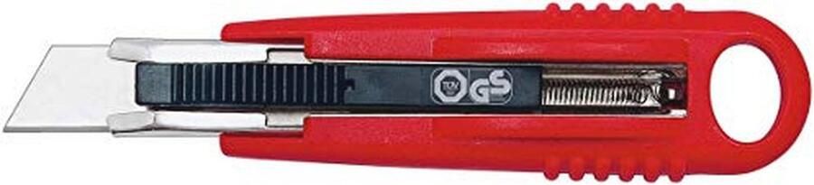 Professioneel Veiligheid Cuttermes met Automatisch Terugtrekken Tapijtmes en Pakketmes 18 mm Lemmet