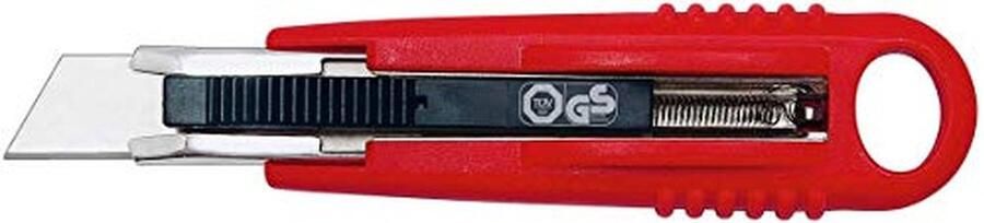 Professioneel Veiligheid Cuttermes met Automatisch Terugtrekken Tapijtmes en Pakketmes 18 mm Lemmet