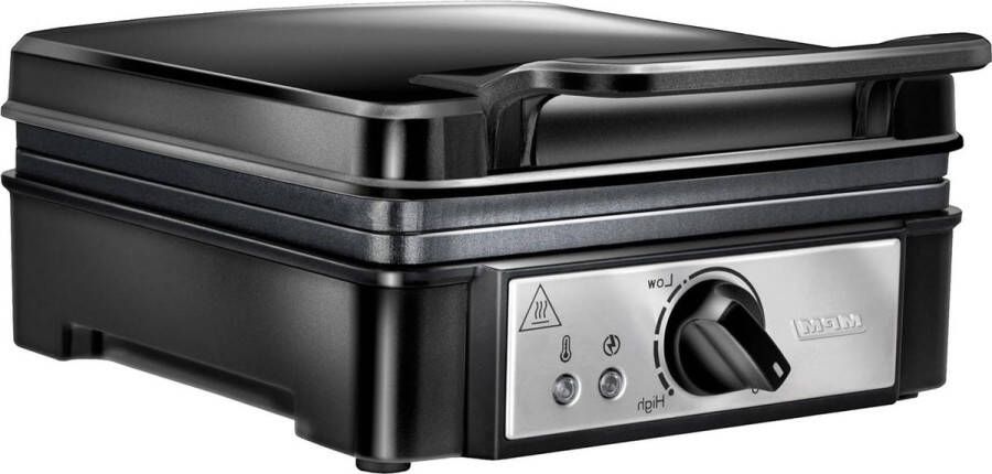 Professioneel wafelijzer voor 2 dikke Belgische wafels platen met antiaanbaklaag temperatuurregelaar zwart 1400 W wafelijzer met verwisselbare platen - Foto 2