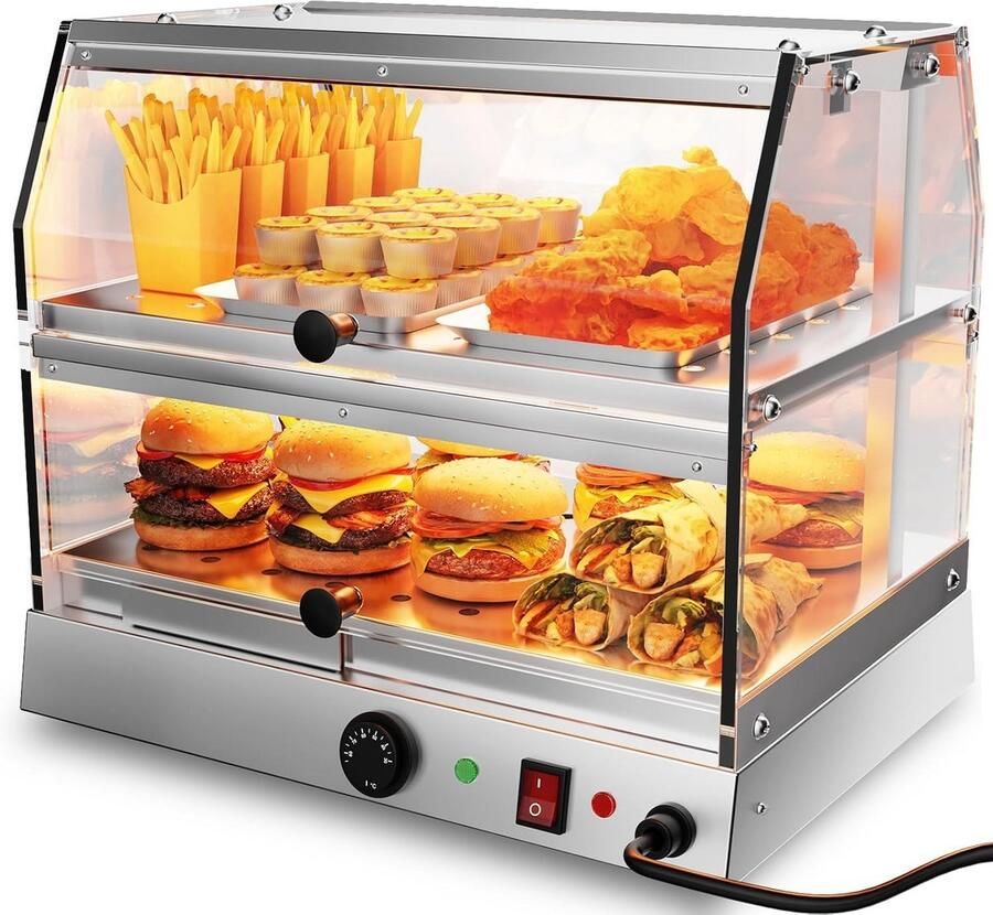 Professionele 2-Laags Warmhoudkast voor Horeca en Bakkerijen