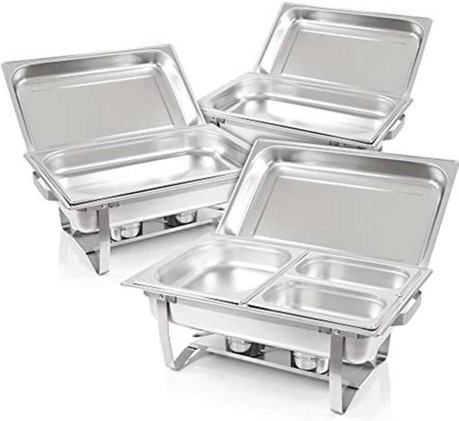 Professionele 21-delige Chafing Dish Set voor Catering en Buffet