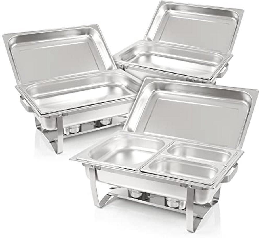 Professionele 21-delige Chafing Dish Set voor Catering en Buffet