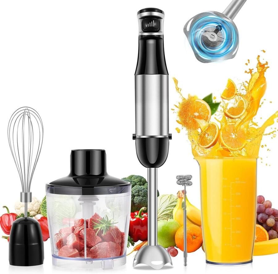 Professionele 5 in 1 Staafmixer 1000 W Voor Alle Keukenklussen