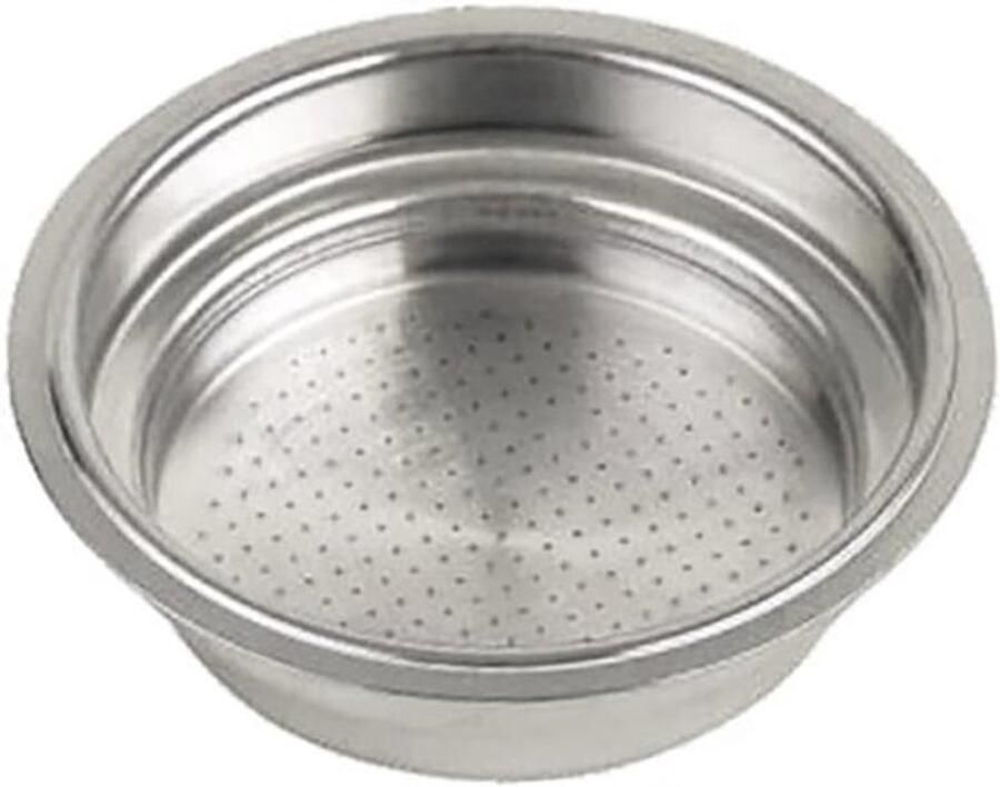 Professionele 52mm Koffie Portafilter Mand voor Espresso Dubbele Laag RVS Geschikt voor Bottomless Portafilters en Koffiemachines 1 Kop Capaciteit