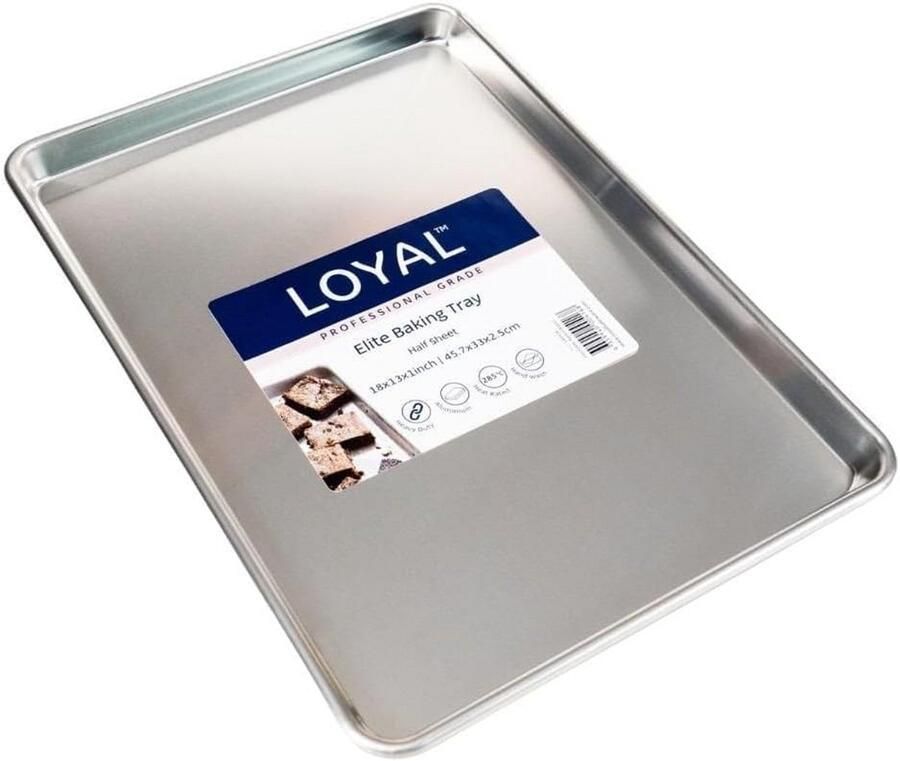 Professionele Aluminium Bakplaat Half Formaat 46x33cm voor Oven