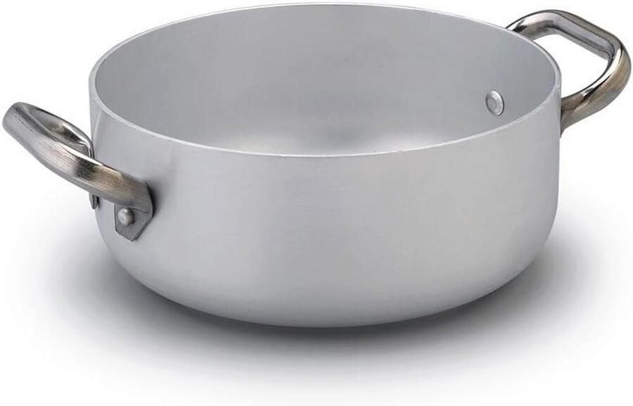 Professionele Aluminium Inductie Braadpan met 2 Handgrepen 2 5 Liter