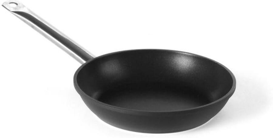Professionele Aluminium Koekenpan Ø25 cm Geschikt voor Alle Warmtebronnen en Oven