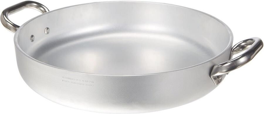 Professionele Aluminium Stralingspan 32 cm Geschikt voor Gasfornuizen - Foto 2